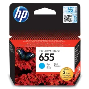 Γνήσιο μελάνι HP 655 CZ110AE CYAN