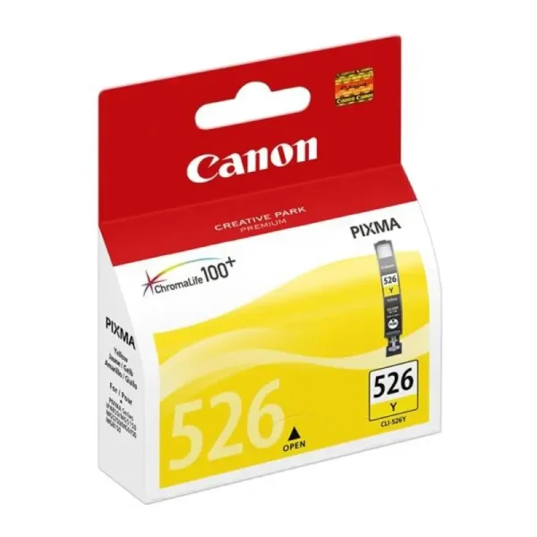 Γνήσιο μελάνι Canon CLI-526 Yellow