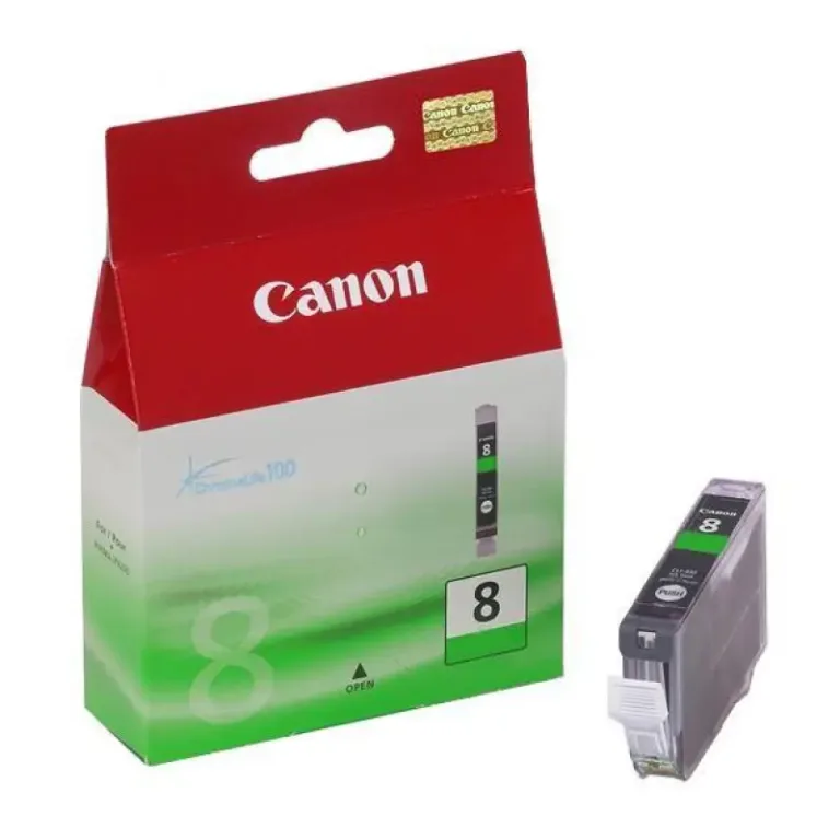 Γνήσιο μελάνι Canon CLI-8 Green