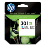 Γνήσιο μελάνι HP 301XL Color