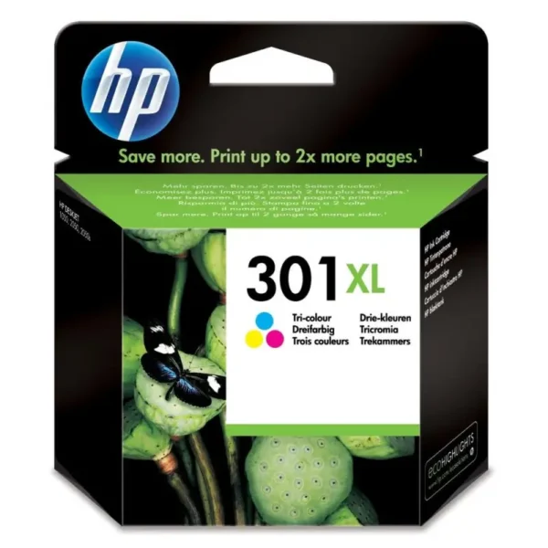 Γνήσιο μελάνι HP 301XL Color