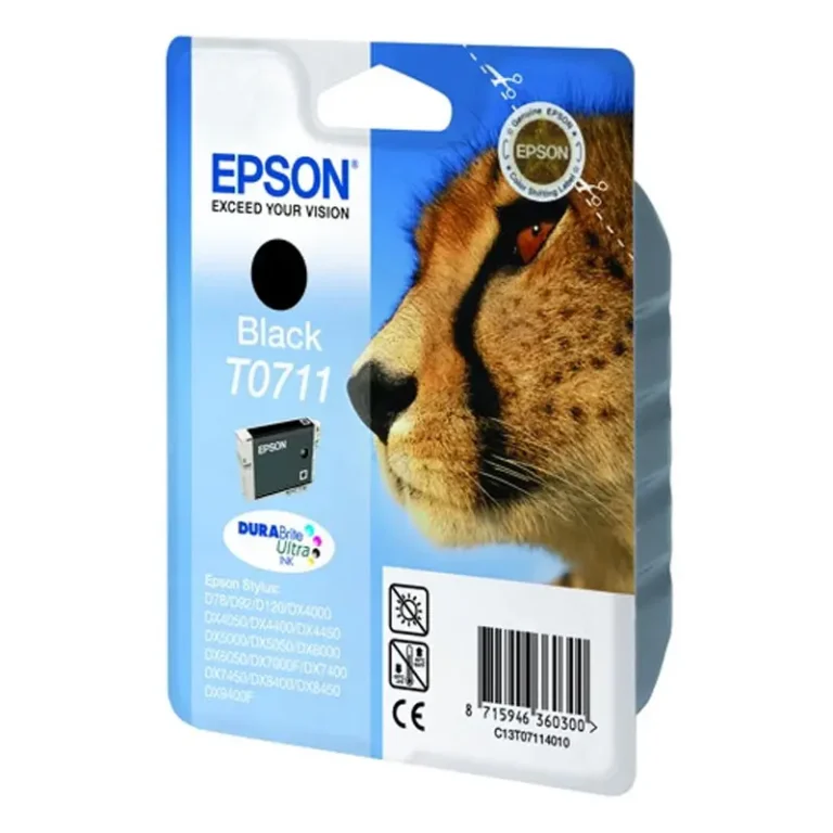 Γνήσιο μελάνι Epson T0711 Black