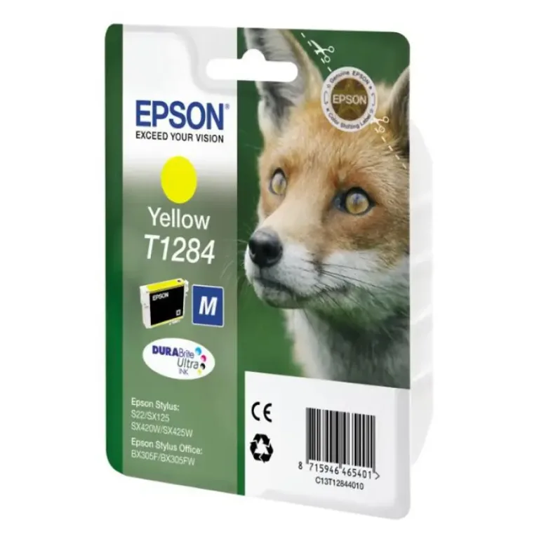 Γνήσιο μελάνι Epson T1284 Yellow