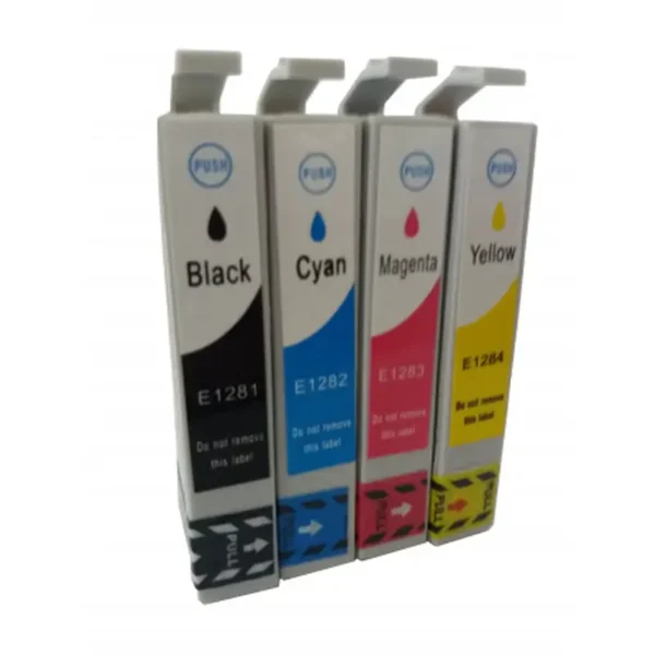 Συμβατά μελάνια Epson T1281 Τ1284 Pack