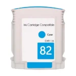 Συμβατό μελάνι HP 82 Cyan C4911A