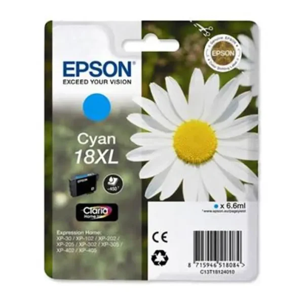 Γνήσιο μελάνι EPSON T181240 T1812 18XL