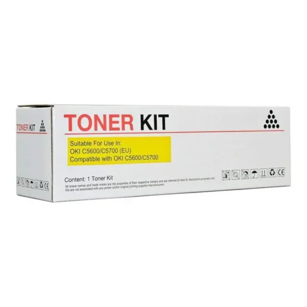 Συμβατό toner Oki C5600 C5700 Yellow