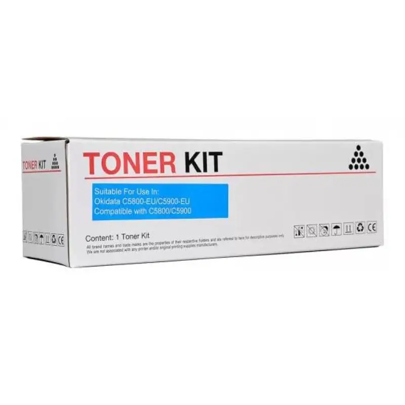 Συμβατό toner Oki C5800 C5900 Cyan