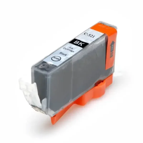 Συμβατό μελάνι Canon CLI-521 Black