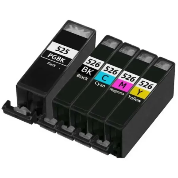 Συμβατά μελάνια Canon PGI525 CLI526 Pack