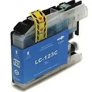 Συμβατό μελάνι Brother LC123 CYAN
