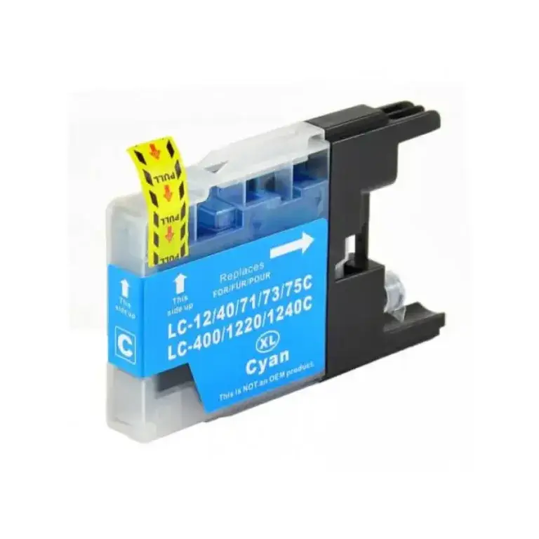 Συμβατό μελάνι Brother LC12 LC1280 Cyan