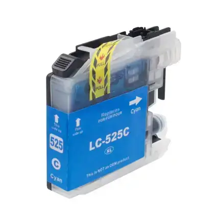 Συμβατό μελάνι BROTHER LC525XL CYAN