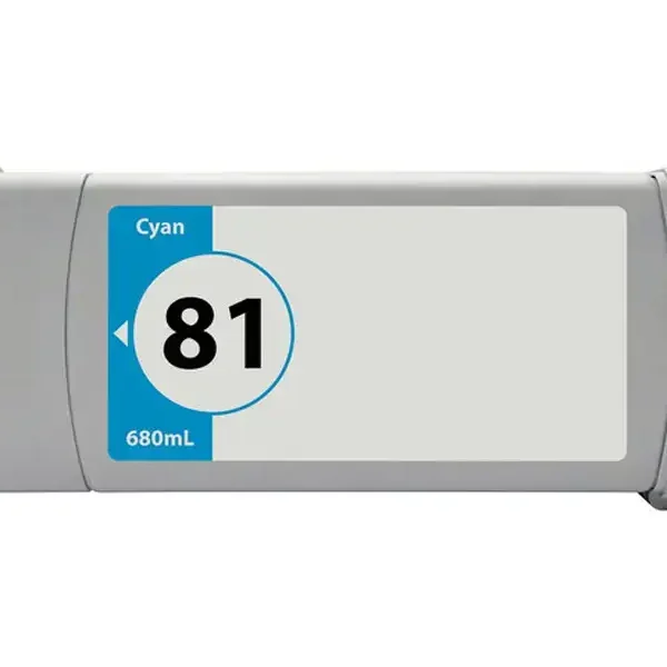 Συμβατό μελάνι HP 81 C4931A CYAN