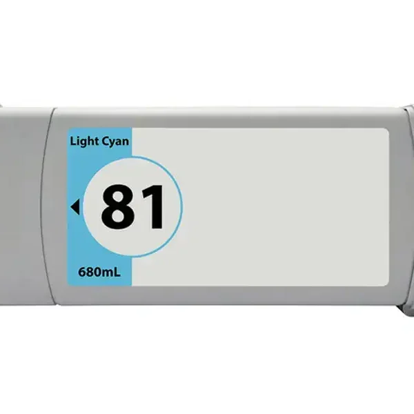 Συμβατό μελάνι HP 81 LIGHT CYAN