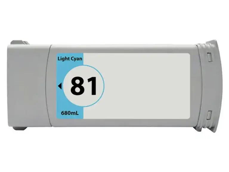 Συμβατό μελάνι HP 81 LIGHT CYAN