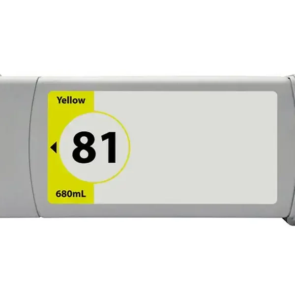 Συμβατό μελάνι HP 81 C4933A YELLOW