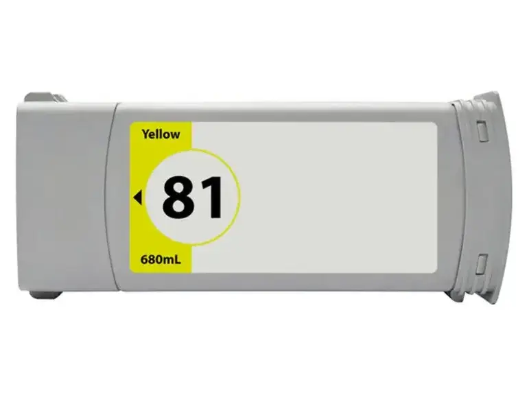Συμβατό μελάνι HP 81 C4933A YELLOW
