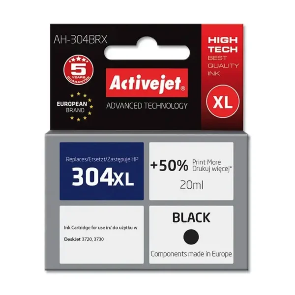 Συμβατο μελάνι HP 304XL N9K08A black