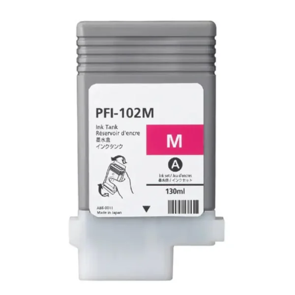 Συμβατό μελάνι Canon PFI-102M Magenta
