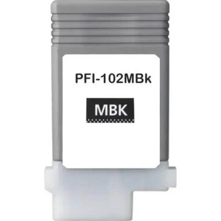 Συμβατό μελάνι Canon PFI102MBK Matte Black