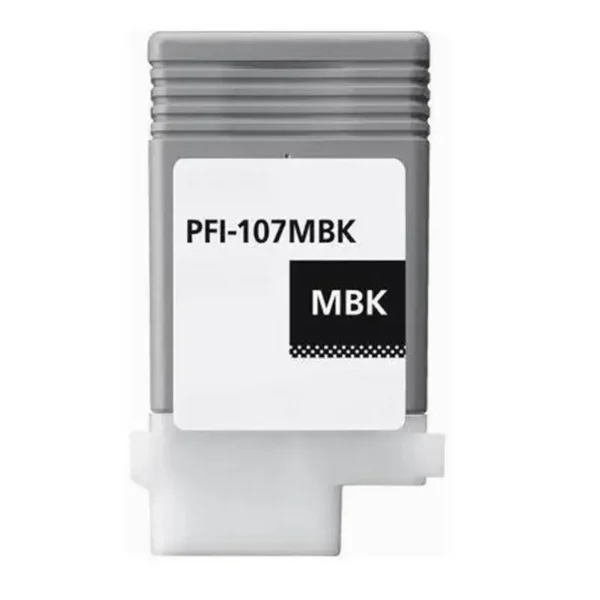 Συμβατό μελάνι Canon PFI107MBK Matte Black