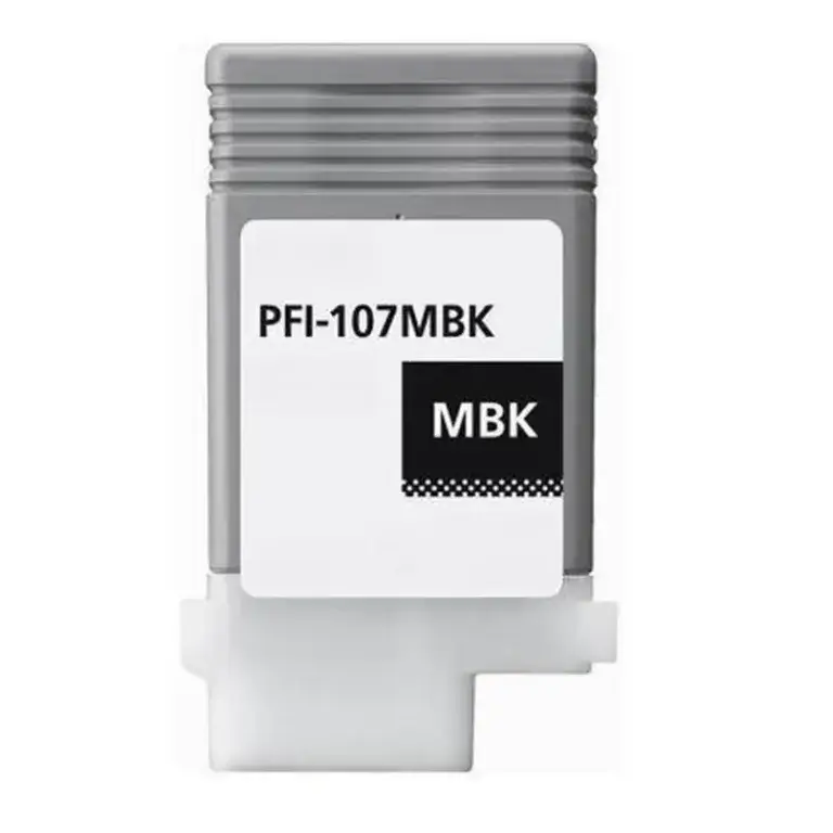 Συμβατό μελάνι Canon PFI107MBK Matte Black