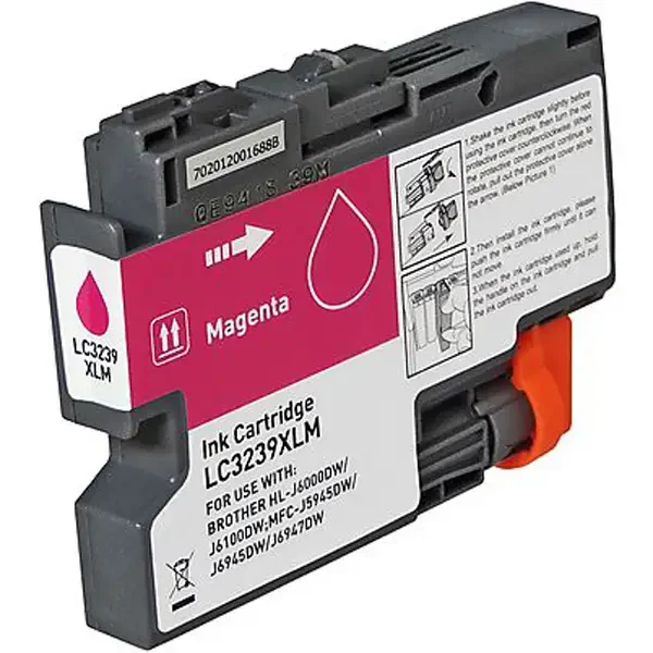 Συμβατό μελάνι Brother LC3239xl Magenta