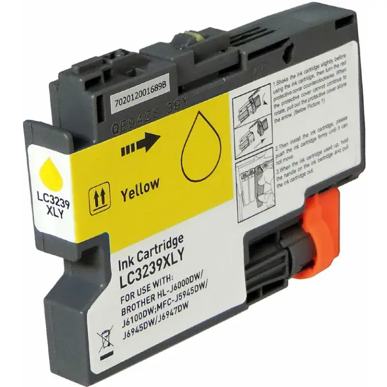 Συμβατό μελάνι Brother LC3239xl Yellow