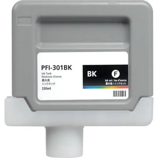 Συμβατό μελάνι Canon PFI-301 BK