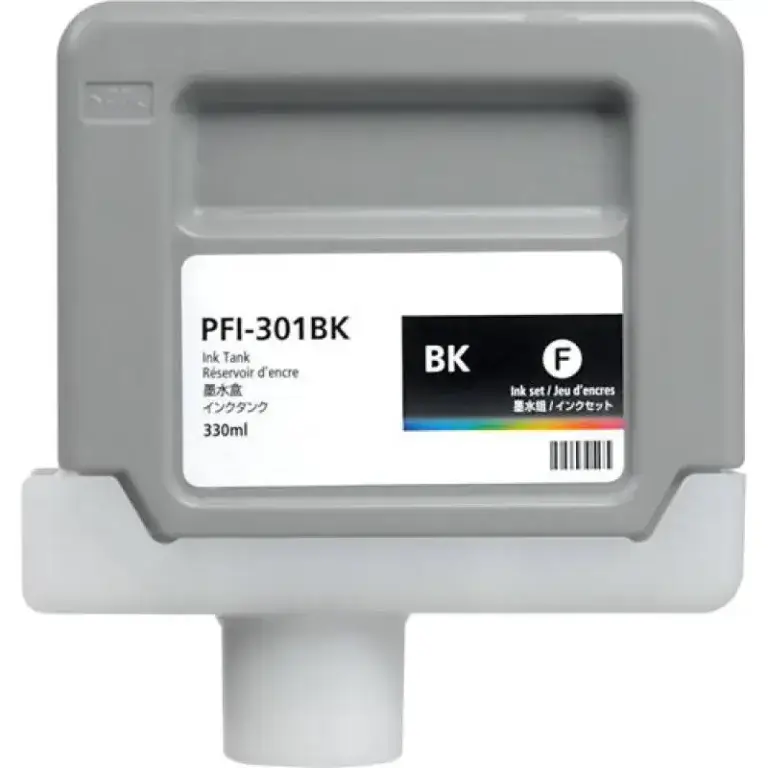Συμβατό μελάνι Canon PFI-301 BK