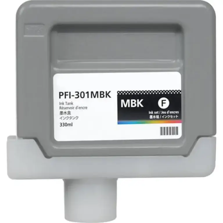 Συμβατό μελάνι Canon PFI-301 MBK