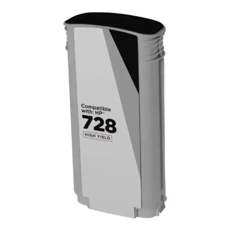 Συμβατό μελάνι HP 728 Matte Black
