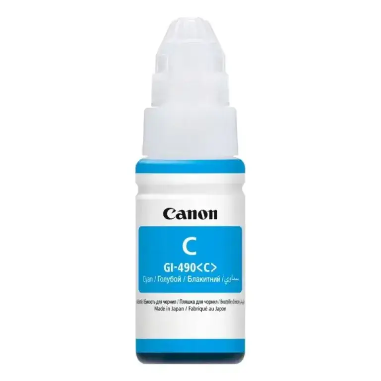 Γνήσιο μελάνι Canon GI-490 Cyan