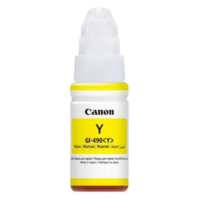 Γνήσιο μελάνι Canon GI-490 Yellow