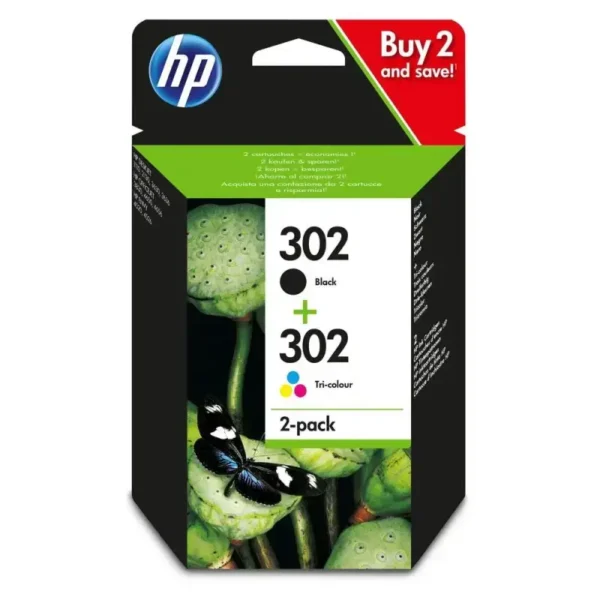 Γνήσια μελάνια Hp 302 X4D37AE