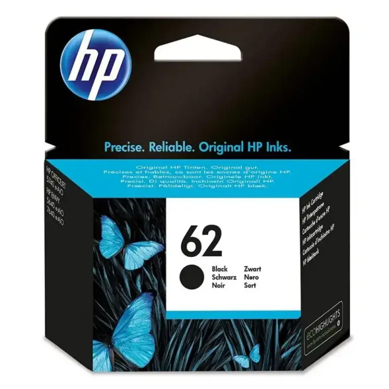 Γνήσιο μελάνι Hp 62 BLACK