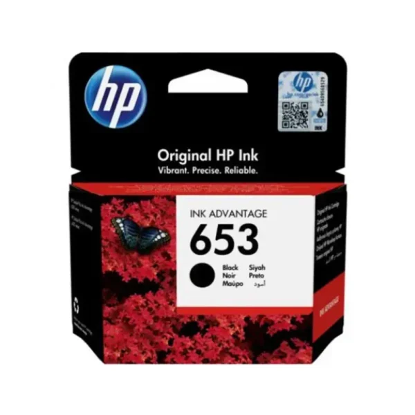 Γνήσιο μελάνι HP 653 Black