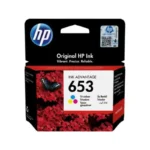Γνήσιο μελάνι HP 653 Tri-color