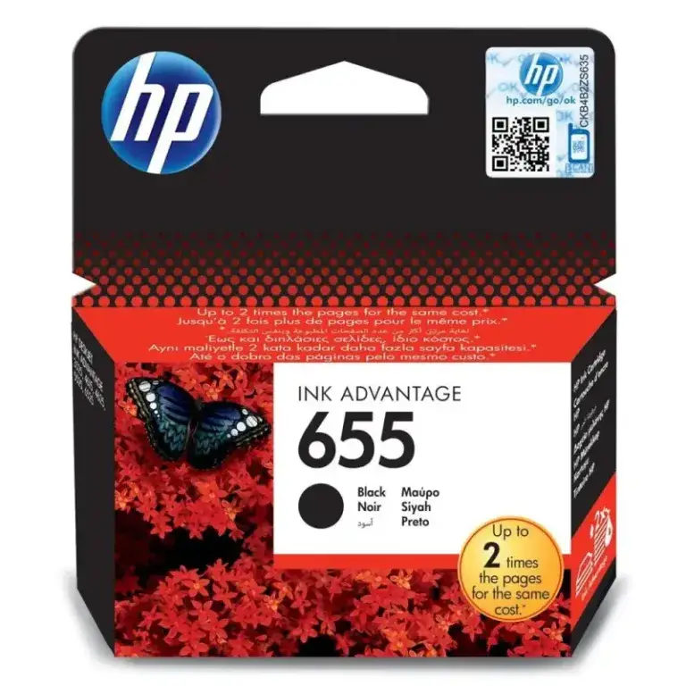 Γνήσιο μελάνι HP 655 CZ109AE Black