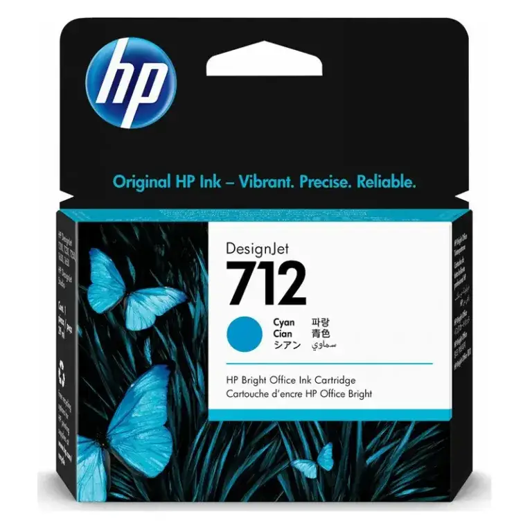 Γνήσιο μελάνι HP 712 Cyan