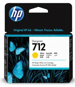 Γνήσιο μελάνι HP 712 Yellow