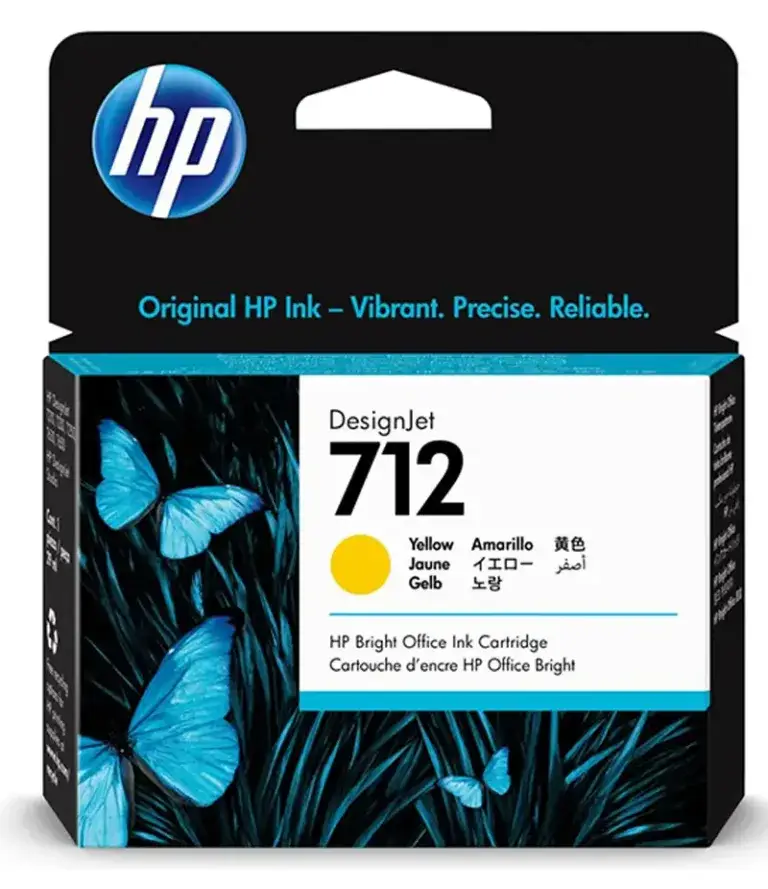 Γνήσιο μελάνι HP 712 Yellow