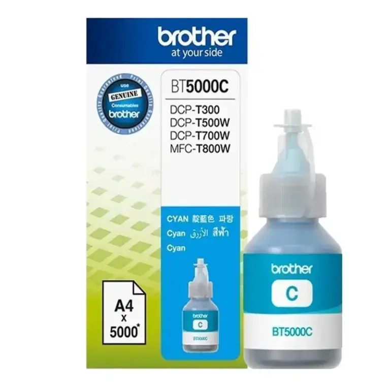 Γνήσιο μελάνι Brother BT5000C Cyan