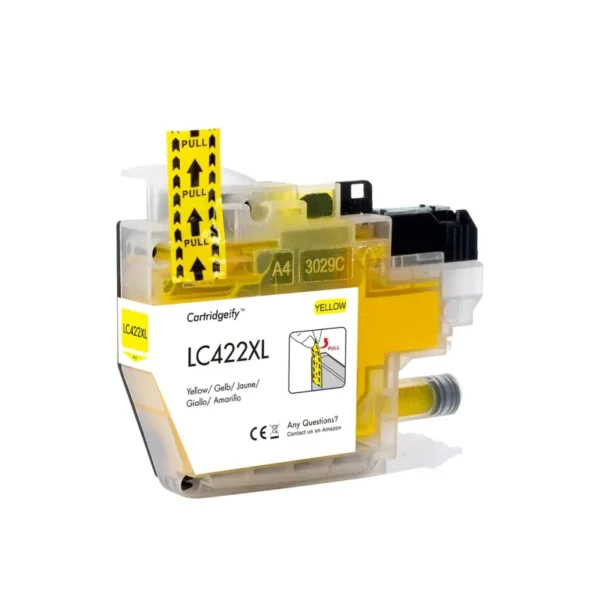 Συμβατό μελάνι Brother LC-422XLYL Yellow
