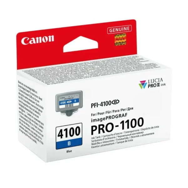 Γνήσιο μελάνι Canon PFI4100B Blue (6786C001)