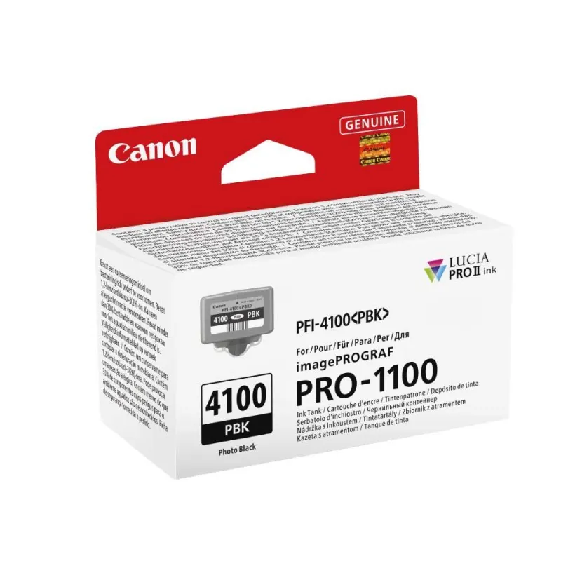 Γνήσιο μελάνι Canon PFI4100PBK Photo Black (6777C001)