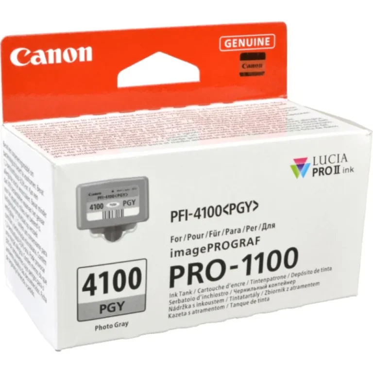 Γνήσιο μελάνι Canon PFI4100PGY Photo Grey (6784C001)