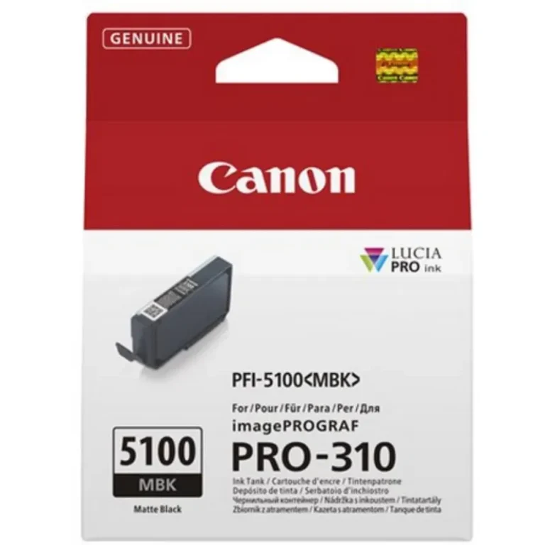 Γνήσιο μελάνι Canon PFI-5100 Matte Black (6951C001)