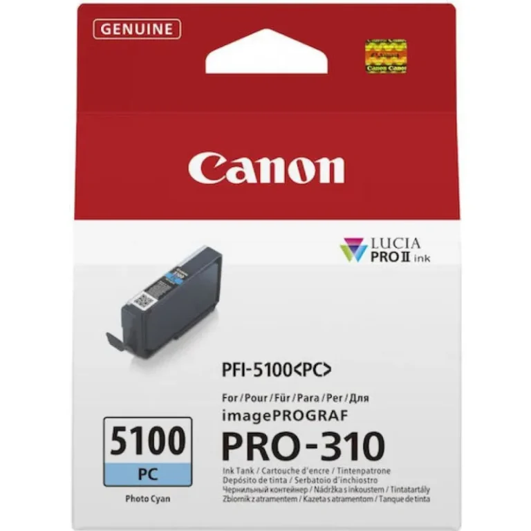 Γνήσιο μελάνι Canon PFI-5100 Photo Cyan (6956C001)
